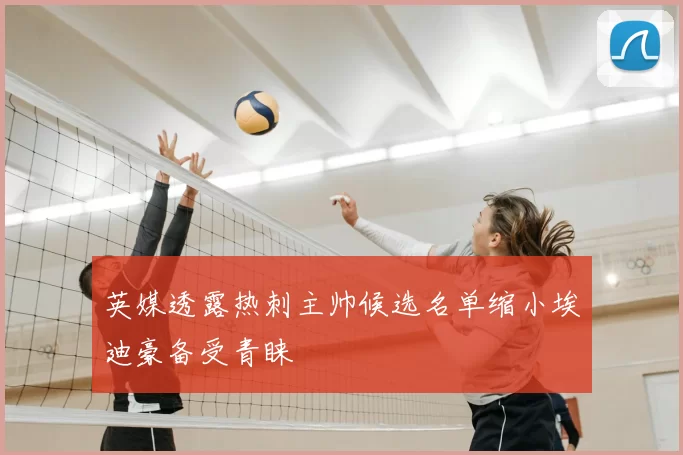 英媒透露热刺主帅候选名单缩小埃迪豪备受青睐